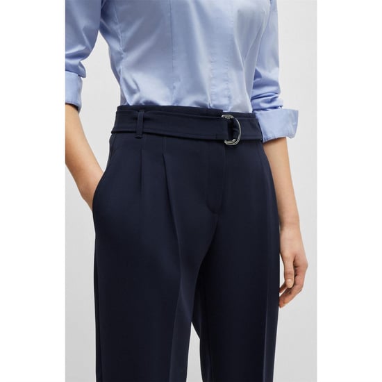 Boss - "Tapia" Hosen für Damen (Blau) - Image 4