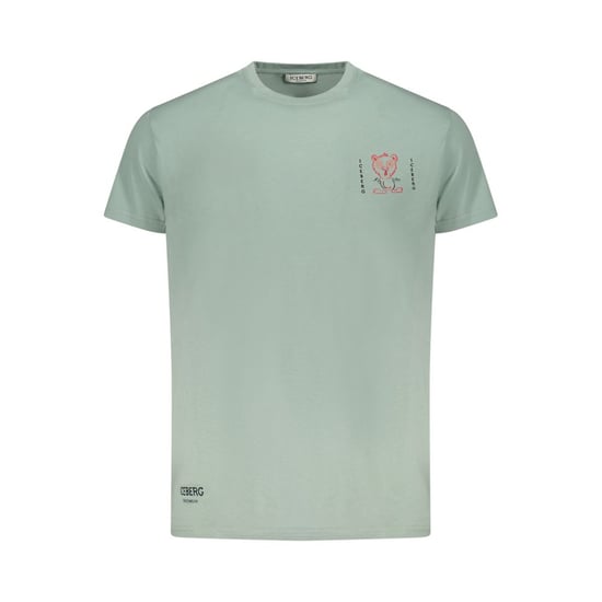T-shirt Mit Eisberg-logo Und Kleinem Bärenmotiv, Mintgrün - Image 1