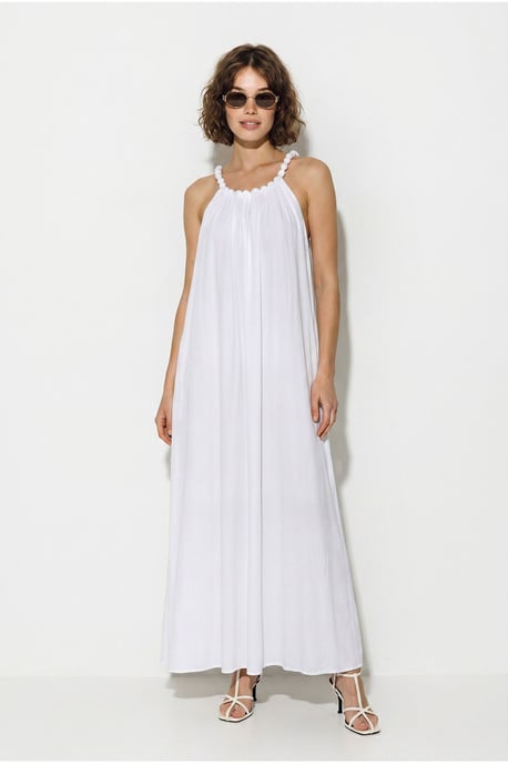 Damen Halter Maxi Kleid mit Tasche - Image 4
