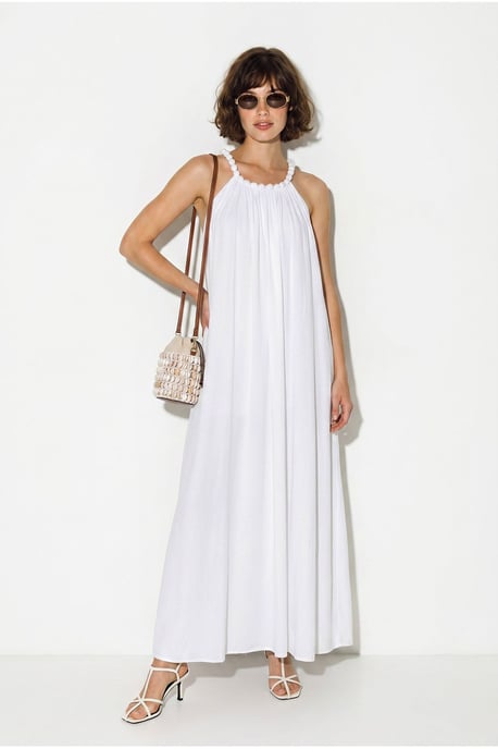 Damen Halter Maxi Kleid mit Tasche - Image 5