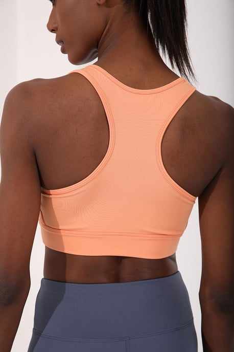 Tommy Life Ärmelloses, tailliertes Sporttop, kurz - Orange - Image 4