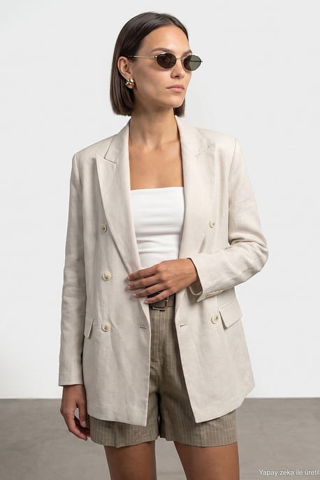 Tencel Baumwoll-Leinenjacke - Image 2