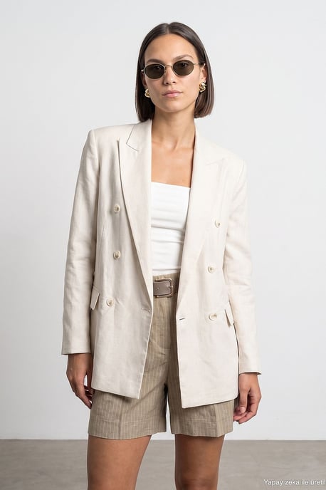 Tencel Baumwoll-Leinenjacke - Image 4
