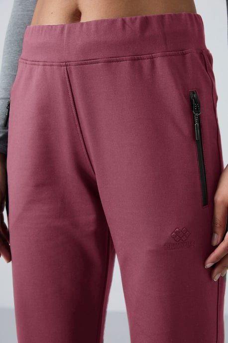 Damen gerade geschnittene Fleece-Sweatpants - Image 2