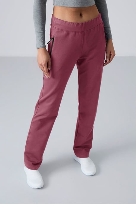 Damen gerade geschnittene Fleece-Sweatpants - Image 4