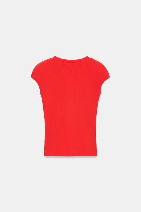 Figurbetontes Baumwoll-Jersey Rundhals-T-Shirt - Image 6