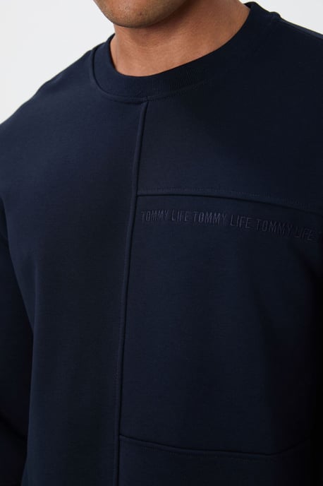 Herren Sweatshirt mit Rundhalsausschnitt - Image 3