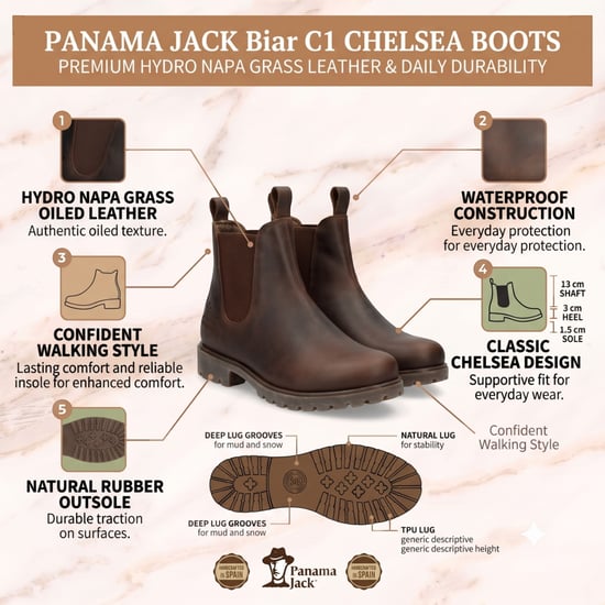 Panama Jack Wasserdichte Chelsea Boots aus braunem Leder für Herren - Biar C1 - Image 2