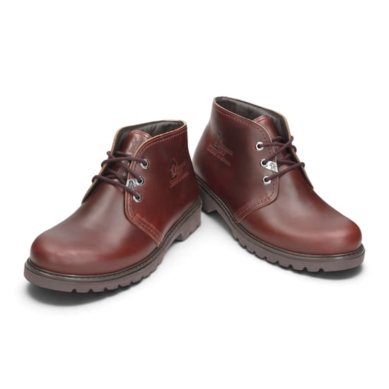 Panama Jack Wasserdichte Schnürstiefeletten aus bordeauxrotem Leder für Herren - Bota C77 - Image 4
