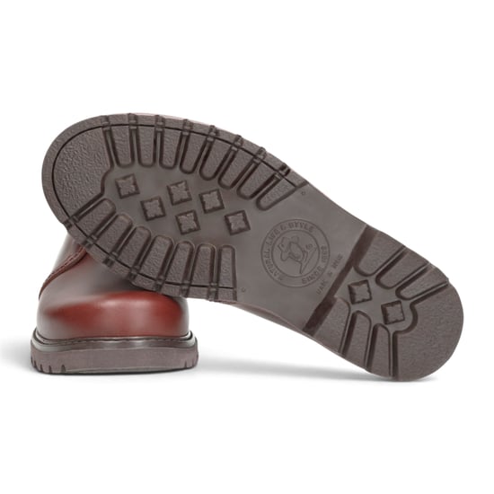 Panama Jack Wasserdichte Schnürstiefeletten aus bordeauxrotem Leder für Herren - Bota C77 - Image 5