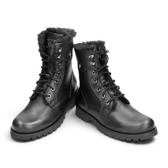 Panama Jack Wasserdichte warme Schnürstiefel aus schwarzem Leder für Damen - Benissa B2 - Image 4