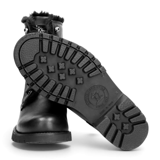 Panama Jack Wasserdichte warme Schnürstiefel aus schwarzem Leder für Damen - Benissa B2 - Image 5