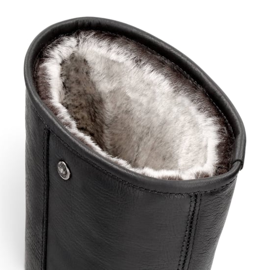 Panama Jack Wasserdichte hohe Winterstiefel mit Absatz aus schwarzem Leder für Damen - Patricia B17 - Image 6