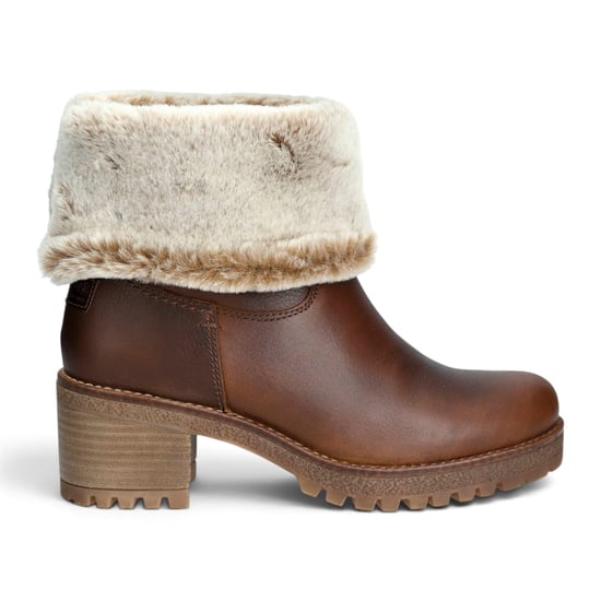 Panama Jack Wasserdichte warme Stiefel mit Absatz aus braunem Leder für Damen - Piola B8 - Image 3