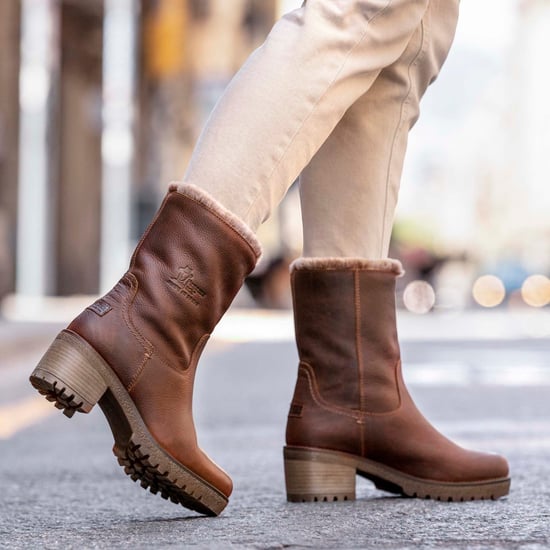 Panama Jack Wasserdichte warme Stiefel mit Absatz aus braunem Leder für Damen - Piola B8 - Image 6