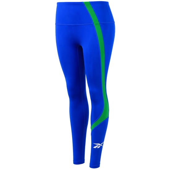 Reebok WOR Große Logo Damen Blaue Leggings - Image 2