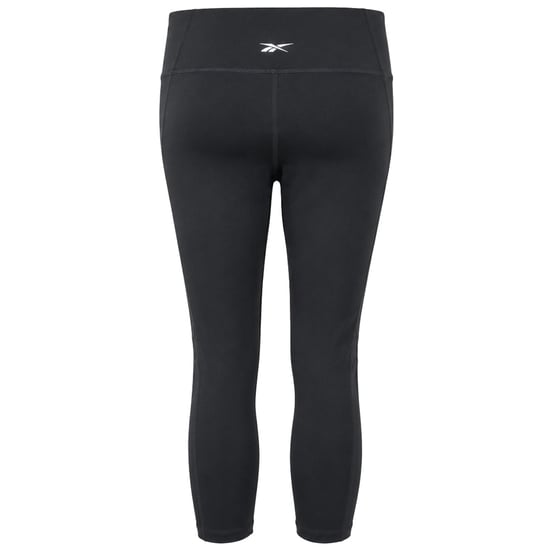 Reebok WOR Mesh Damen schwarze Capri-Leggings - Image 2