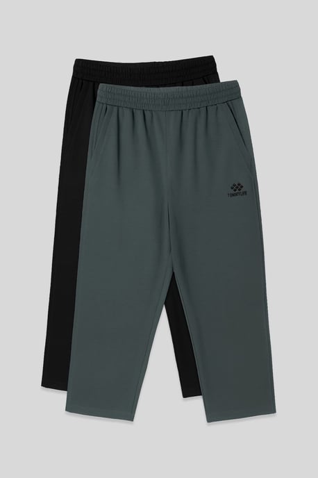 Tommy Life Jersey Capri-Shorts für Herren - Schwarz - Image 1