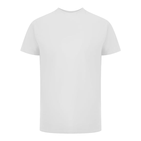 Kurzarm dehnbares T-Shirt in Weiß - Image 1