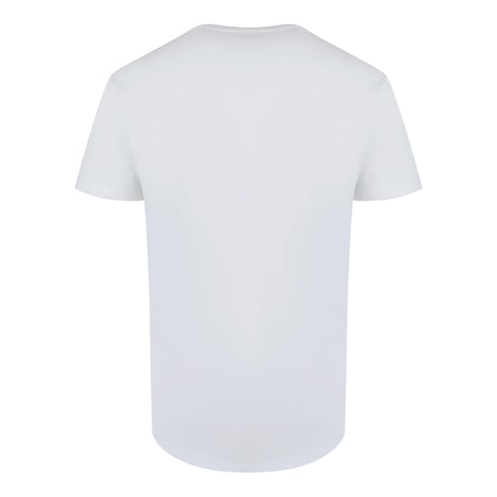 Kurzarm dehnbares T-Shirt in Weiß - Image 2