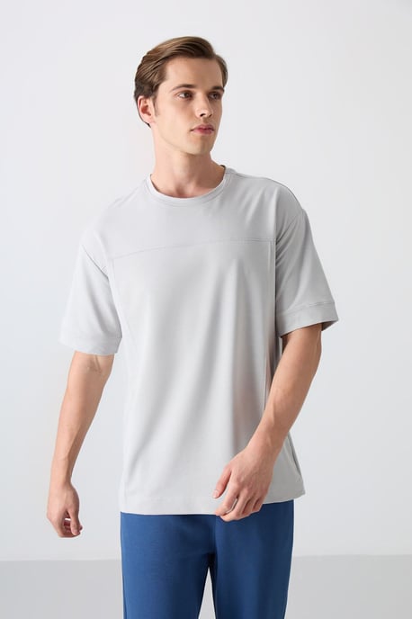 Oversized Rundhals-T-Shirt - Image 1