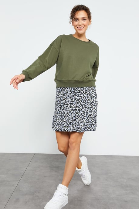 Damen Freizeit Crewneck Sweatshirt - Image 2