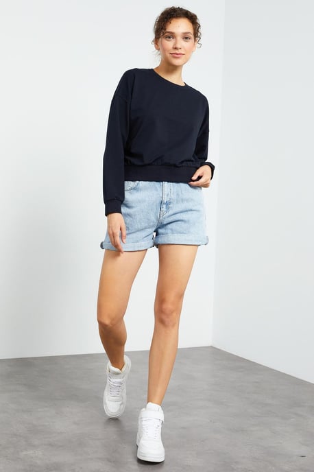 Damen Freizeit Crewneck Sweatshirt - Image 2