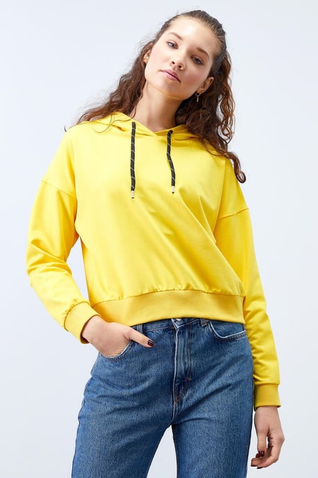 Lässiges Kapuzensweatshirt mit Bindegürtel - Image 5
