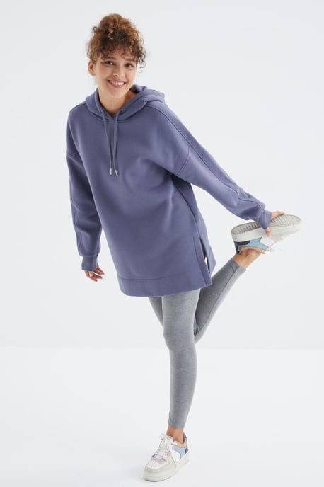Übermaß Kapuzenpullover mit Tasche - Image 2