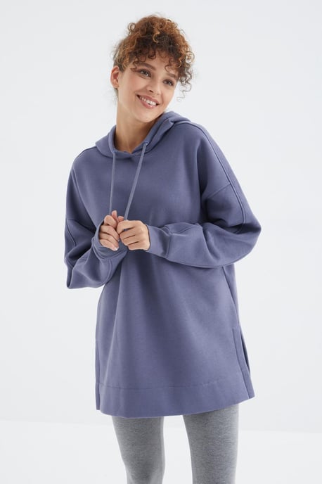 Übermaß Kapuzenpullover mit Tasche - Image 3
