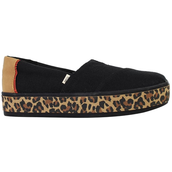Toms Alpargata Boardwalk Damen schwarze Espadrilles - Image 1