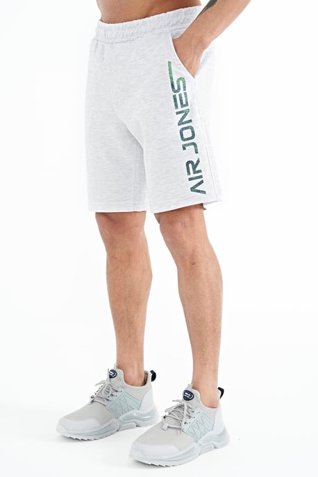 Herren Bedruckte Fleece-Sweatshorts - Image 3