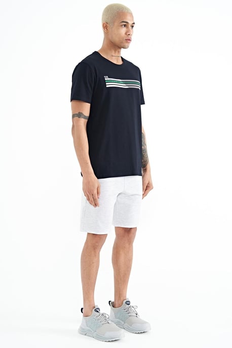 Herren Bedruckte Fleece-Sweatshorts - Image 5