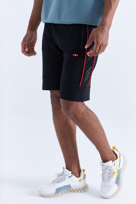 Herren gestreifte Jersey-Shorts - Image 2