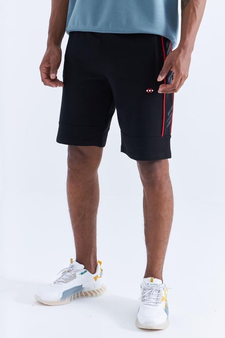 Herren gestreifte Jersey-Shorts - Image 4