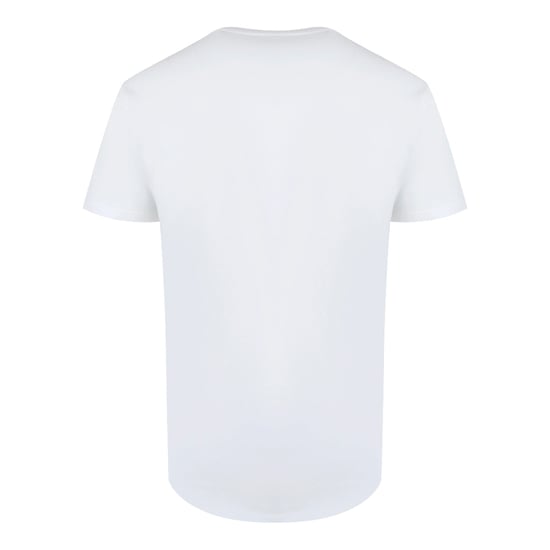 Kurzarm dehnbares T-Shirt in Weiß - Image 2