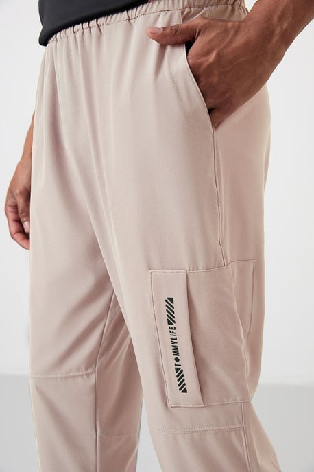 Herren Unifarbene Sweatpants zum Hineinschlüpfen - Image 5