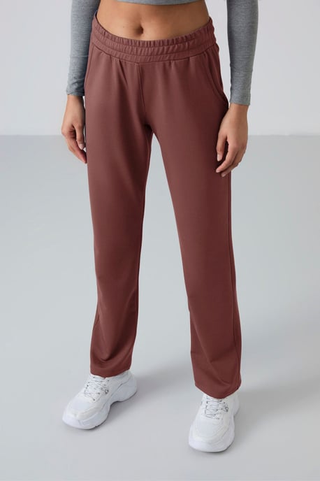 Damen Fleece-Sweatpants mit geradem Bein - Image 2
