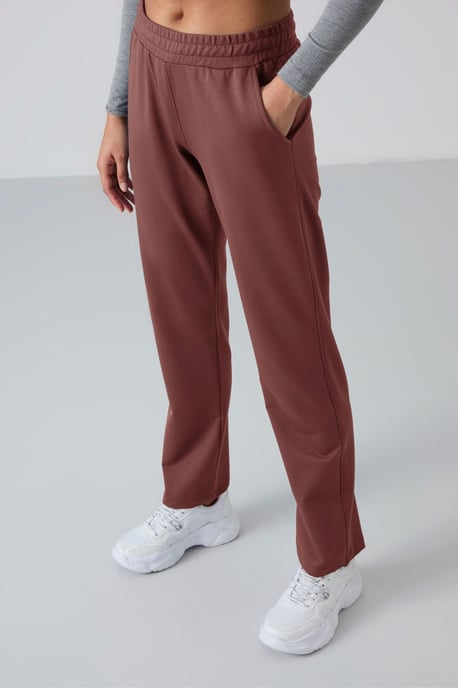 Damen Fleece-Sweatpants mit geradem Bein - Image 4