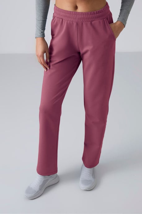 Damen Fleece-Sweatpants mit geradem Bein - Image 4