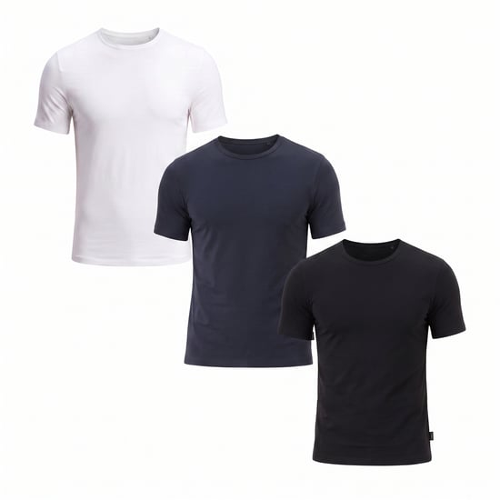 Packung mit 3 Herren Kurzarm-Unterhemden 50534019 - Image 1