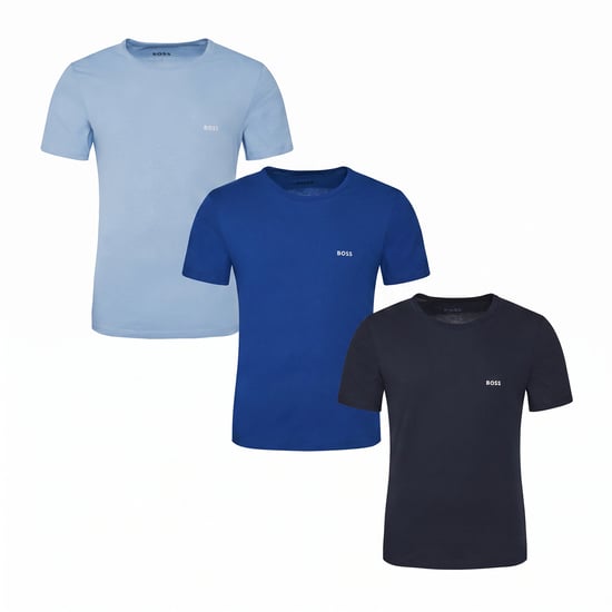 Boss 3er-Pack Kurzarm-Unterhemden für Herren, Modell 50532811 - Mehrfarbig - Image 1