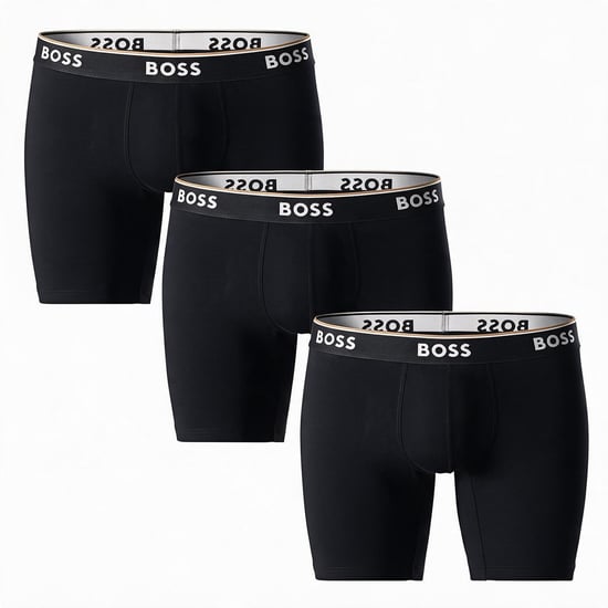 3er-Pack Herren Elastische Baumwollboxershorts 50538142 - Image 1