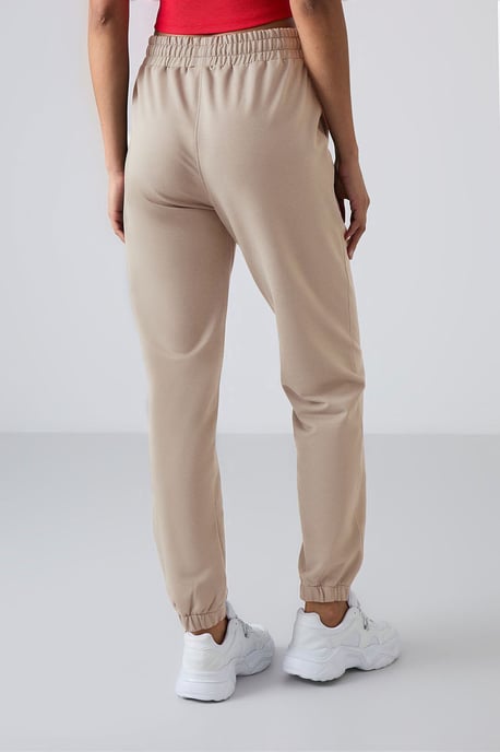 Damen Hochbundige Relaxed Fleece Jogginghosen - Image 6