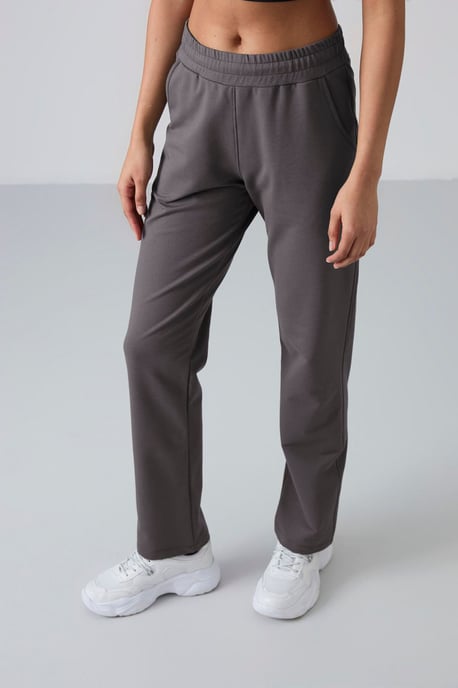 Damen Fleece-Sweatpants mit geradem Bein - Image 3