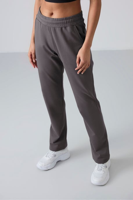 Damen Fleece-Sweatpants mit geradem Bein - Image 4