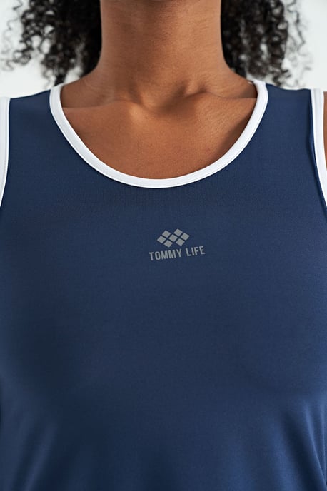 Ärmelloses Sporttop mit Rundhalsausschnitt - Image 4