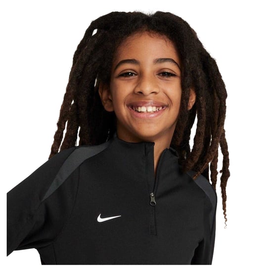 Nike - "Strike" Drill-Top für Kinder, mit kurzem Reißverschluss (Schwarz/Weiß) - Image 4