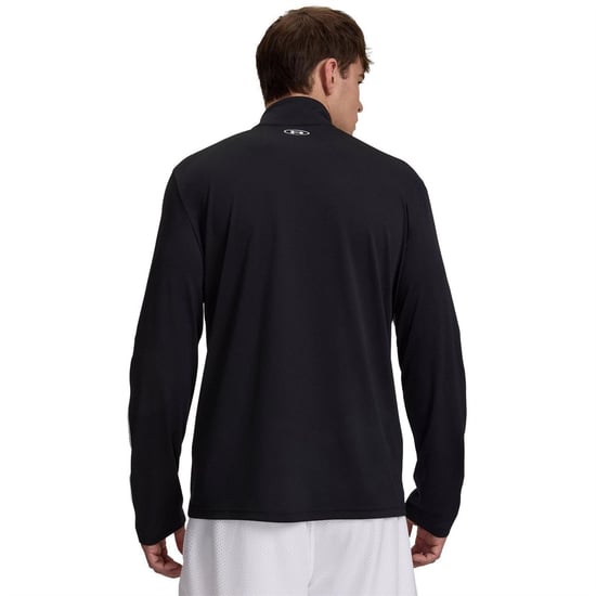 Under Armour - "Tech" mit halbem Reißverschluss Oberteil für Herren Strukturiert (Schwarz/Weiß) - Image 2