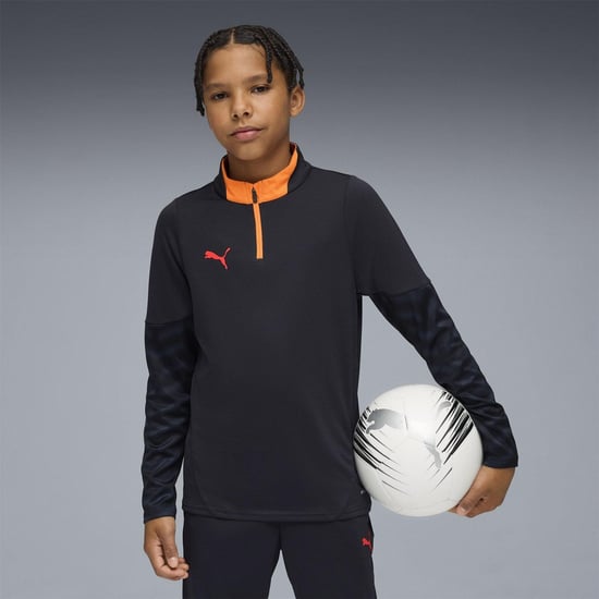 Puma - Drill-Top für Kinder, mit kurzem Reißverschluss (Marine/Rot) - Image 3